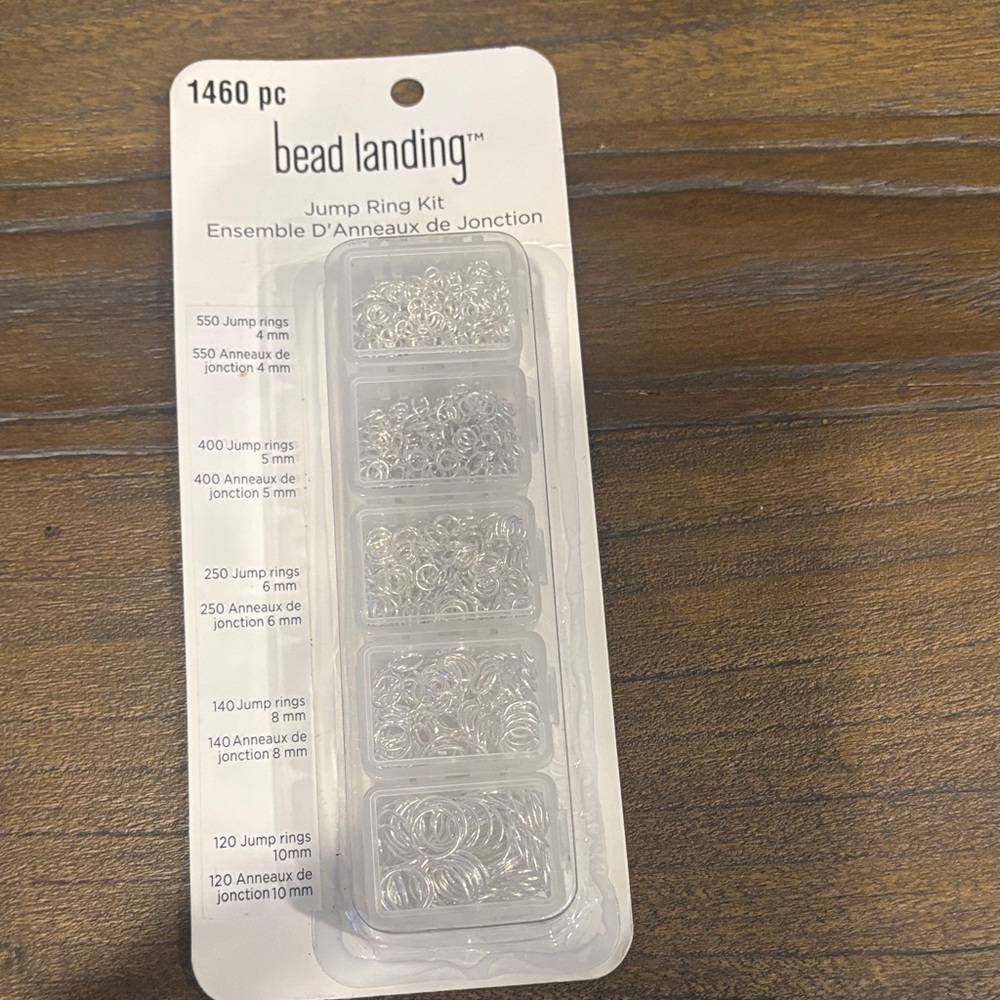 Hobby Lobby Bead Landing Jump Ring Kit - Clear